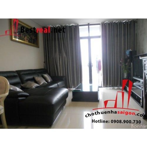 Cho thuê căn hộ city garden lầu 4 dt 70m, giá 1000$