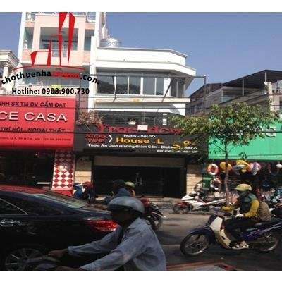 cho thuê nhà nguyên căn căn mặt tiền đường võ thị sáu, phường tân định, quận 1, giá cho thuê: 50tr/tháng