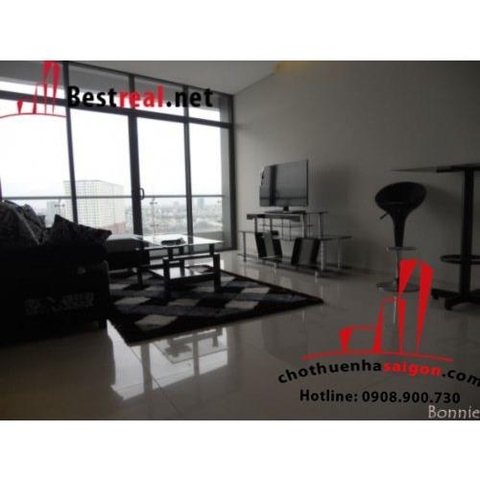 Cho thuê căn hộ city garden lầu 9 dt 69 m, giá 900$