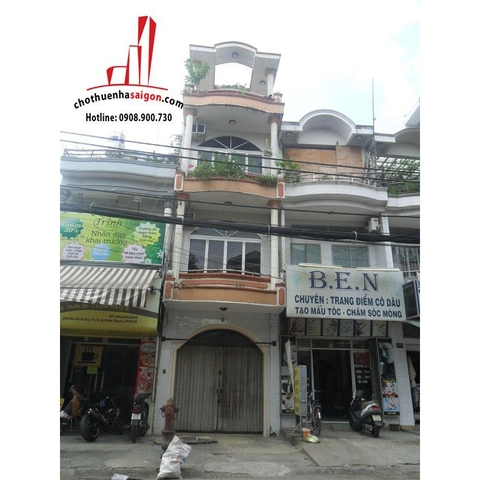 Cho thuê nhà Quận Bình Thạnh, mặt tiền đường Bùi Đình Túy. Giá : 19 triệu/tháng.