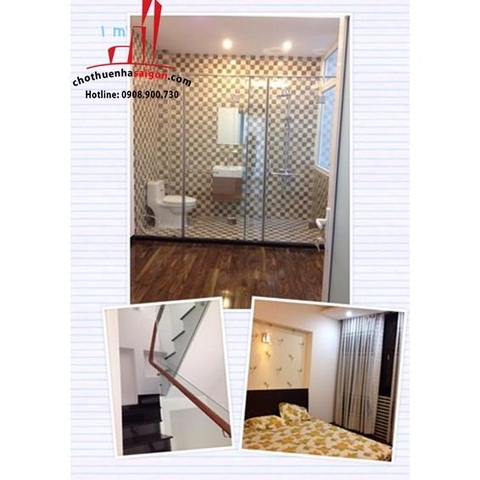 cần cho thuê nhà nguyên căn quận bình thạnh, giá cho thuê:16tr/tháng