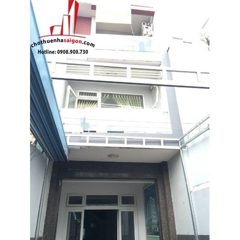 cho thuê nhà mặt tiền đường nơ trang long quận bình thạnh, giá cho thuê:55tr/tháng