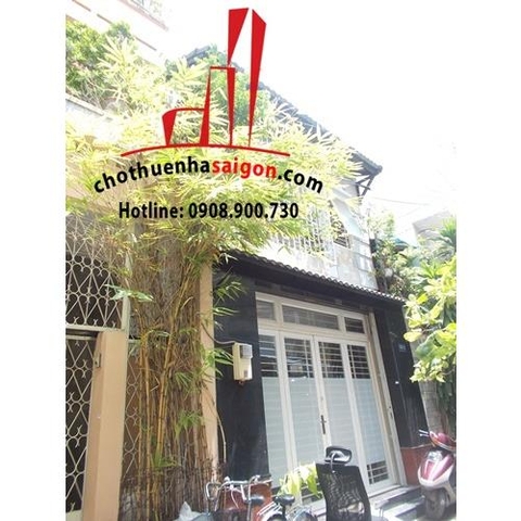 cho thuê nhà nguyên căn quận 3, đường lý chính thắng, giá 12tr.