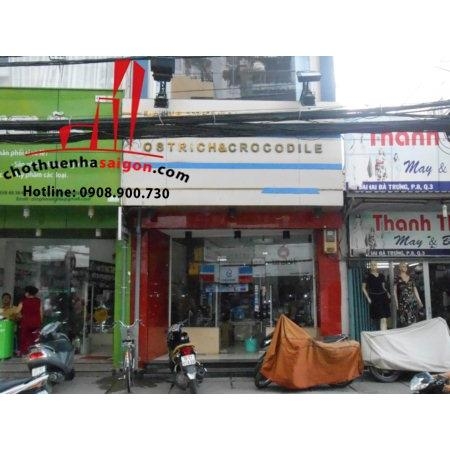 cho thuê nhà nguyên căn mặt tiền đường hai bà trưng, p8, quận 3, giá 65tr.