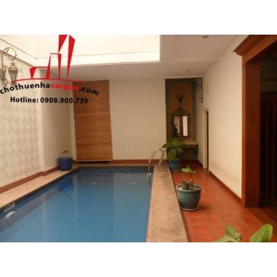 cho thuê nhà villa khu combound đường nguyễn văn hưởng, quận 2, giá 2700$/tháng