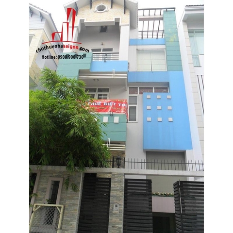 Cho thuê Villa Quận Phú Nhuận, mặt tiền đường Hoa Lan khu Phan Xích Long. Giá : 45 triệu/tháng.