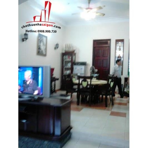 cho thuê biệt thự khu biệt thự him lam, đường phổ quang quận tân bình, giá 2000$/tháng