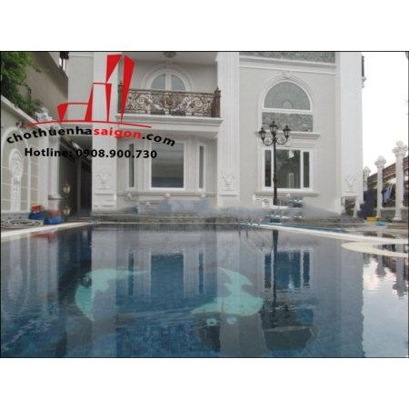 cho thuê biệt thự sân vườn khu thảo điền, quận 2