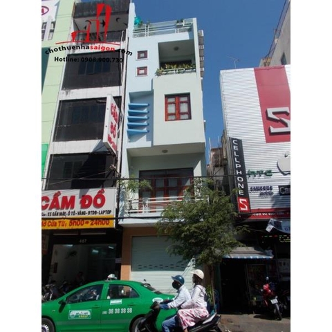 cần cho thuê nhà mặt tiền đường võ văn tần, quận 3, gía 2000$