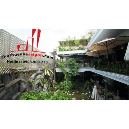cho thuê biệt thự sân vườn đường hồ biểu chánh, quận phú nhuận