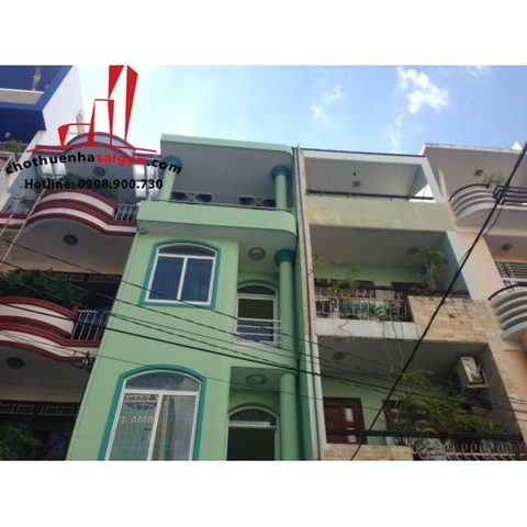 cho thuê nhà quận 1, đường huỳnh khương ninh giá 1200$,