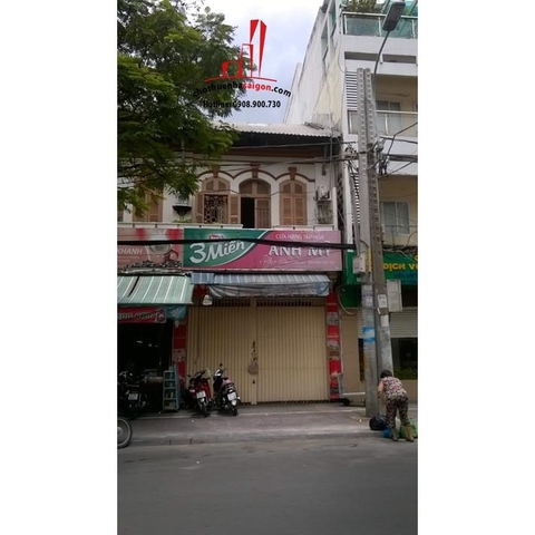 cho thuê nhà nguyên căn mặt tiền đường Yersin,Phường Cầu Ông Lãnh, Quận 1, giá cho thuê:35tr/tháng