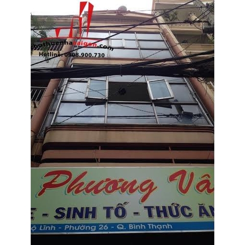 cho thuê nhà nguyên căn mặt tiền đường đinh bộ lĩnh quận bình thạnh, giá 25tr/tháng