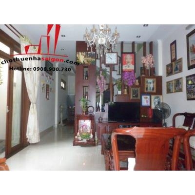 cho thuê nhà nguyên căn đường trần quốc toản,quận 3, giá 1600$/tháng