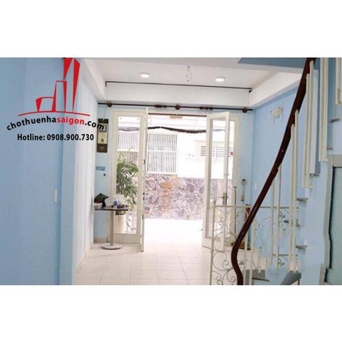 cần cho thuê nhà nguyên căn hẽm 214 đường nguyễn trãi, quận 1, giá cho thuê:23tr/tháng