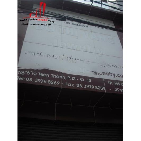 cho thuê nhà nguyên căn mặt tiền đường tô hiến thành quận 10, giá cho thuê:thương lượng