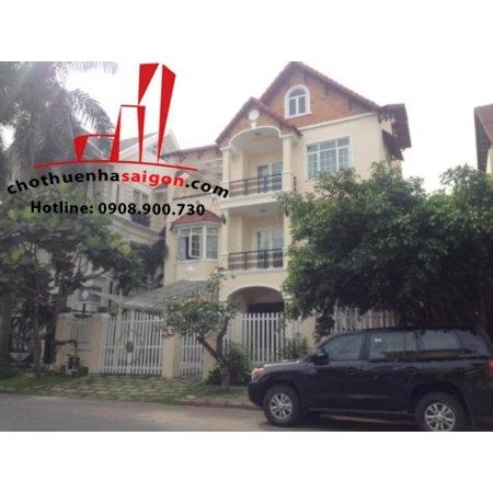 Cho thuê biệt thự Phú Mỹ Hưng quận 7,diện tích 275m2, giá 2700$/tháng