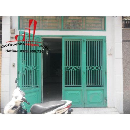 cần cho thuê nhà nguyên căn hẽm đường nguyễn hữu cảnh, quận bình thạnh, giá 10tr