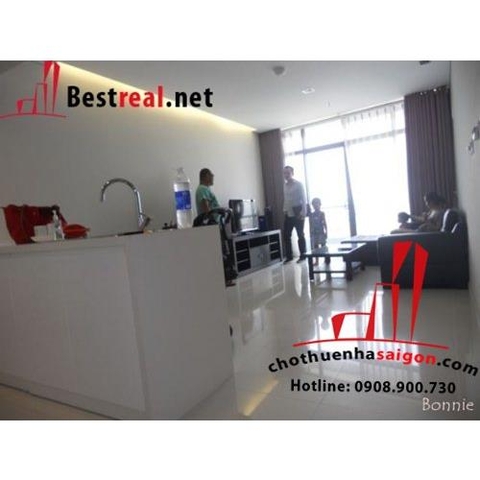 Cho thuê căn hộ city garden lầu 8 dt 70m, giá 900$