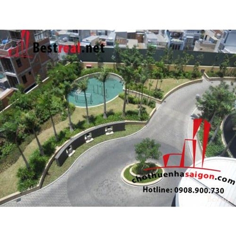 Cho thuê căn hộ city garden lầu 8 dt 70m, giá 900$