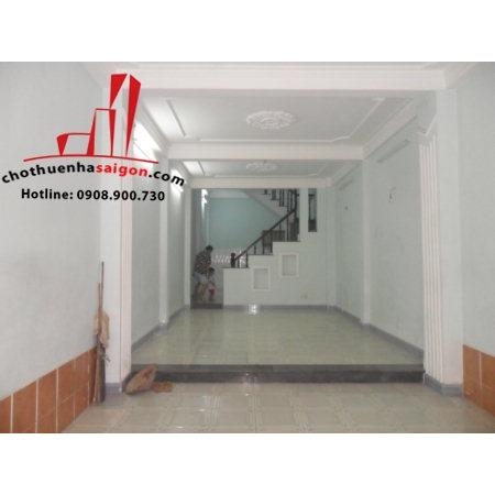 cần cho thuê nhà nguyên căn hẽm đường nguyễn hữu cảnh, quận bình thạnh, giá 10tr