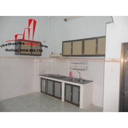 cần cho thuê nhà nguyên căn hẽm đường nguyễn hữu cảnh, quận bình thạnh, giá 10tr