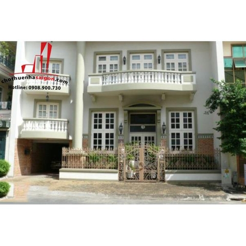 cho thuê biệt thự quận phú nhuận, đường hồ văn huê, giá cho thuê:55tr/tháng
