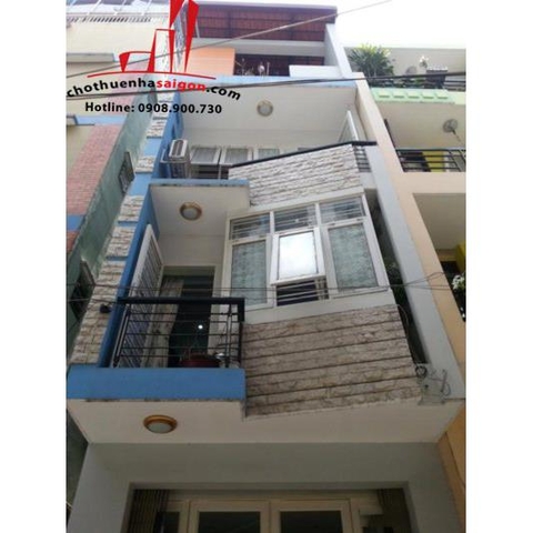 Cho thuê nhà đường Nguyễn Kim, P.6, Q.10, gần chợ Nguyễn Tri Phương