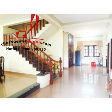 cho thuê villa sân vườn đường trần não, quận 2