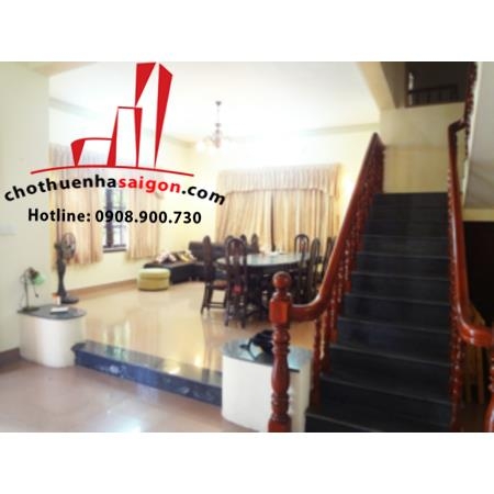 cho thuê villa sân vườn đường trần não, quận 2