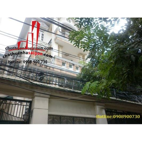cho thuê biệt thự quận 3, đường ngô thời nhiệm giá 7000$/tháng