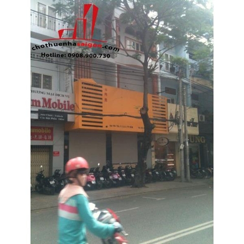 cho thuê nhà nguyên căn mặt tiền đường võ văn tần, quận 3