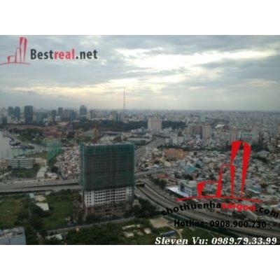 cho thuê căn penhoue Saigon Pearl, tọa lạc tại đường nguyễn hữu cảnh , quận bình thạnh, giá 4500$