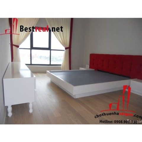 Cho thuê căn hộ city garden lầu 6 dt 105m, giá 1300$