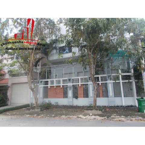 cho thuê biệt thự phố góc 2 mặt tiền đường nguyễn văn hưởng quận 2, giá cho thuê1500$/tháng