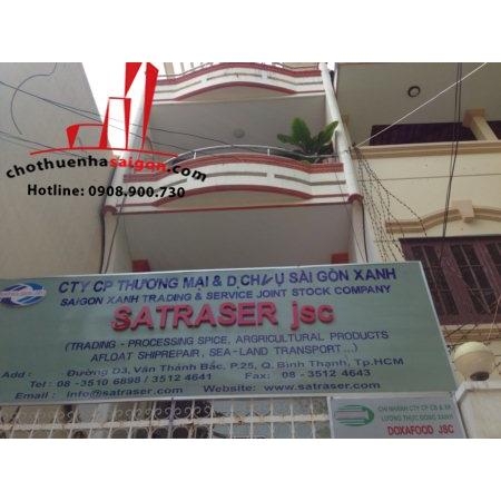Cho thuê nhà nguyên căn đường D3 khu Văn Thánh Bắc, P. 25, Q. Bình Thạnh, TP HCM.