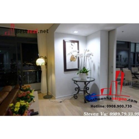 cho thuê căn hộ city garden căn lầu cao , giá 6000$