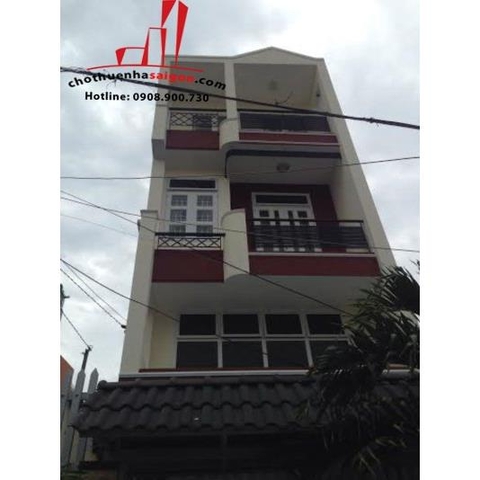 cho thuê nhà nguyên căn hẽm đường chu văn an, quận bình thạnh, giá 15tr/tháng