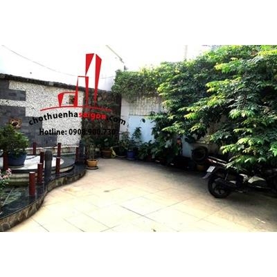 cho thuê biệt thự sân vườn đường võ thị sáu quận 3, giá cho thuê: 4000$/tháng
