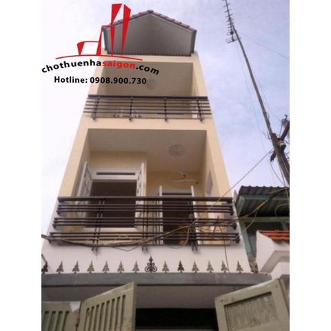 cho thuê nhà mặt tiền đường ngô tất tố, phường 19, quận bình thạnh