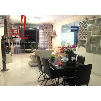 Căn hộ  cao cấp cho thuê City Garden, 3 PN décor nội thất cao cấp, giá cho thuê:1500$/tháng
