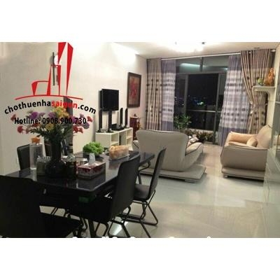 Căn hộ  cao cấp cho thuê City Garden, 3 PN décor nội thất cao cấp, giá cho thuê:1500$/tháng