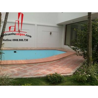 cho thuê biệt thự mặt tiền đường xuân thủy, phường thảo điền quận 2, giá cho thuê :3800$/tháng