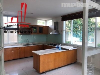 cho thuê biệt thự mặt tiền bờ sông phường trần não quận 2, giá cho thuê:2000$/tháng