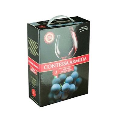 Rượu vang bịch Ý Contessa Armida Romandiola Ngọt 3L