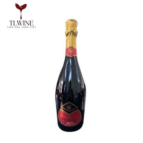 Rượu vang nổ ngọt Bellavita Semi Dolce Fragolino