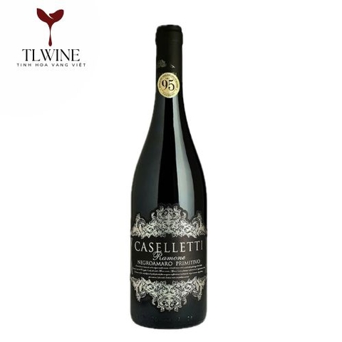 Rượu vang Ý Caselletti Ramone Negroamaro Primitivo