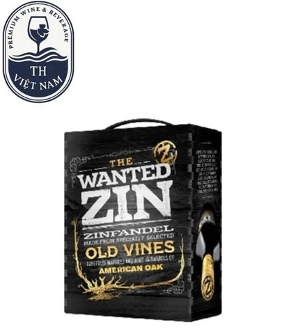 Vang Bịch Ý The Wanted Zin – Zinfandel Old Vines (hộp 3L):
