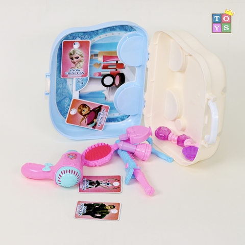 🎀 Hộp Đồ Chơi Trang Điểm Elsa 3in1 – Vali Kéo, Ba Lô & Bàn Trang Điểm Siêu Tiện Lợi 👑💄
