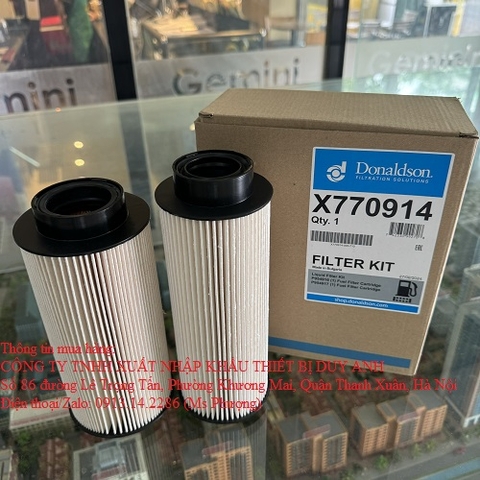 X770914 ( P954917+ P954916) | LỌC DẦU NHIÊN LIỆU DOOSAN (400504-00158)